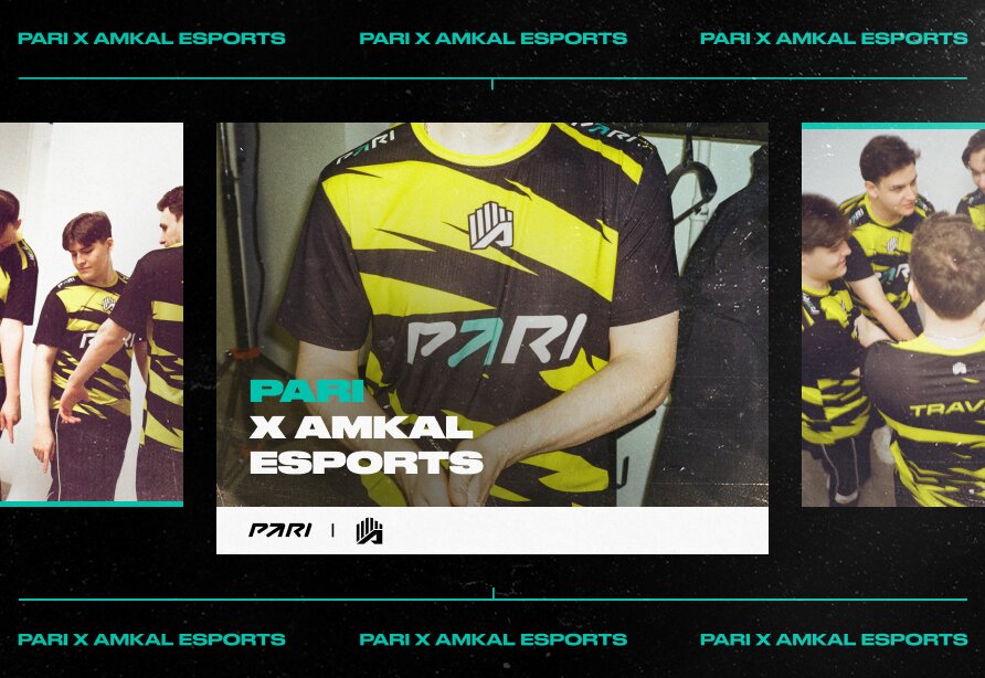 PARI — титульный спонсор киберспортивной команды AMKAL ESPORTS
