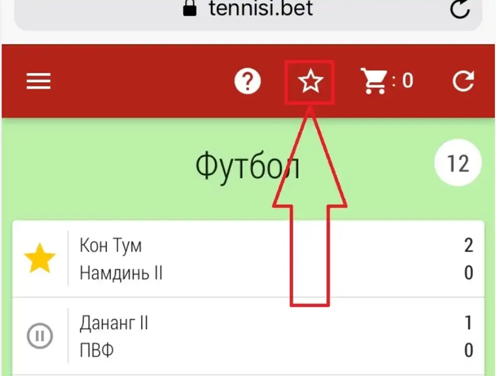 Мобильная версия БК «Тенниси»: обзор, как зарегистрироваться, особенности, использование