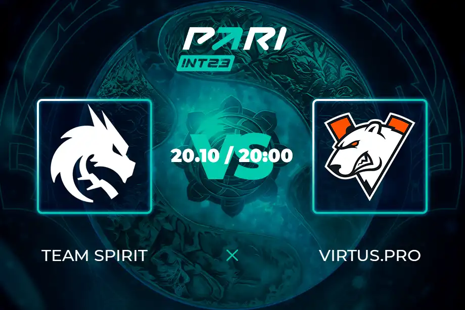 PARI: Team Spirit обыграет Virtus.pro в четвертьфинале The International 2023