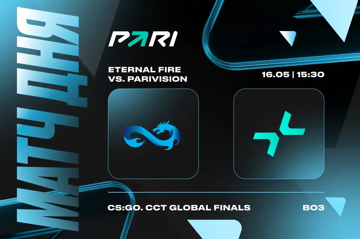 PARI: Eternal Fire — фаворит в матче с PARIVISION на CCT Global Finals по CS2
