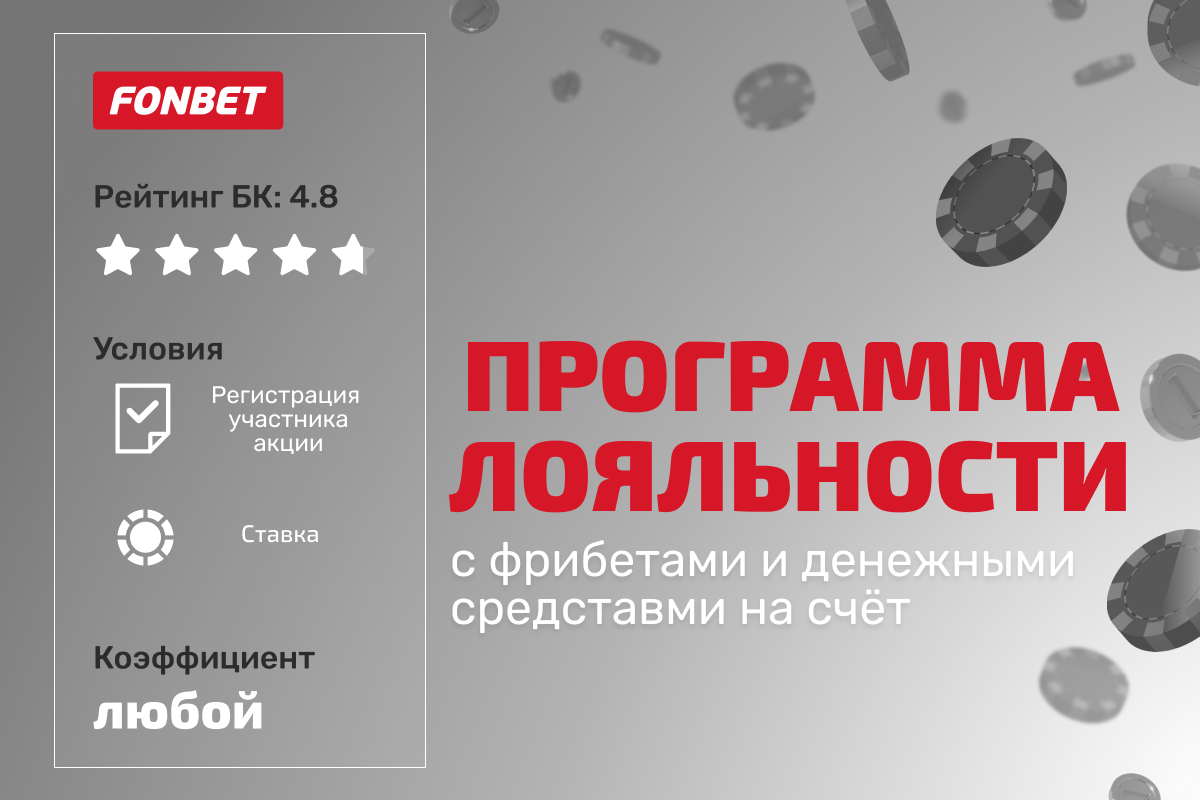 Фонбет: программа лояльности