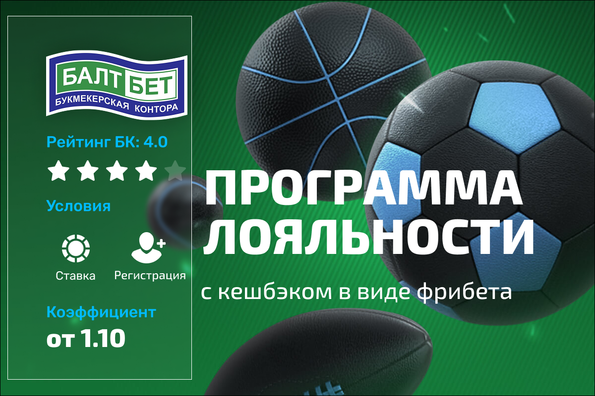 Балтбет: программа лояльности