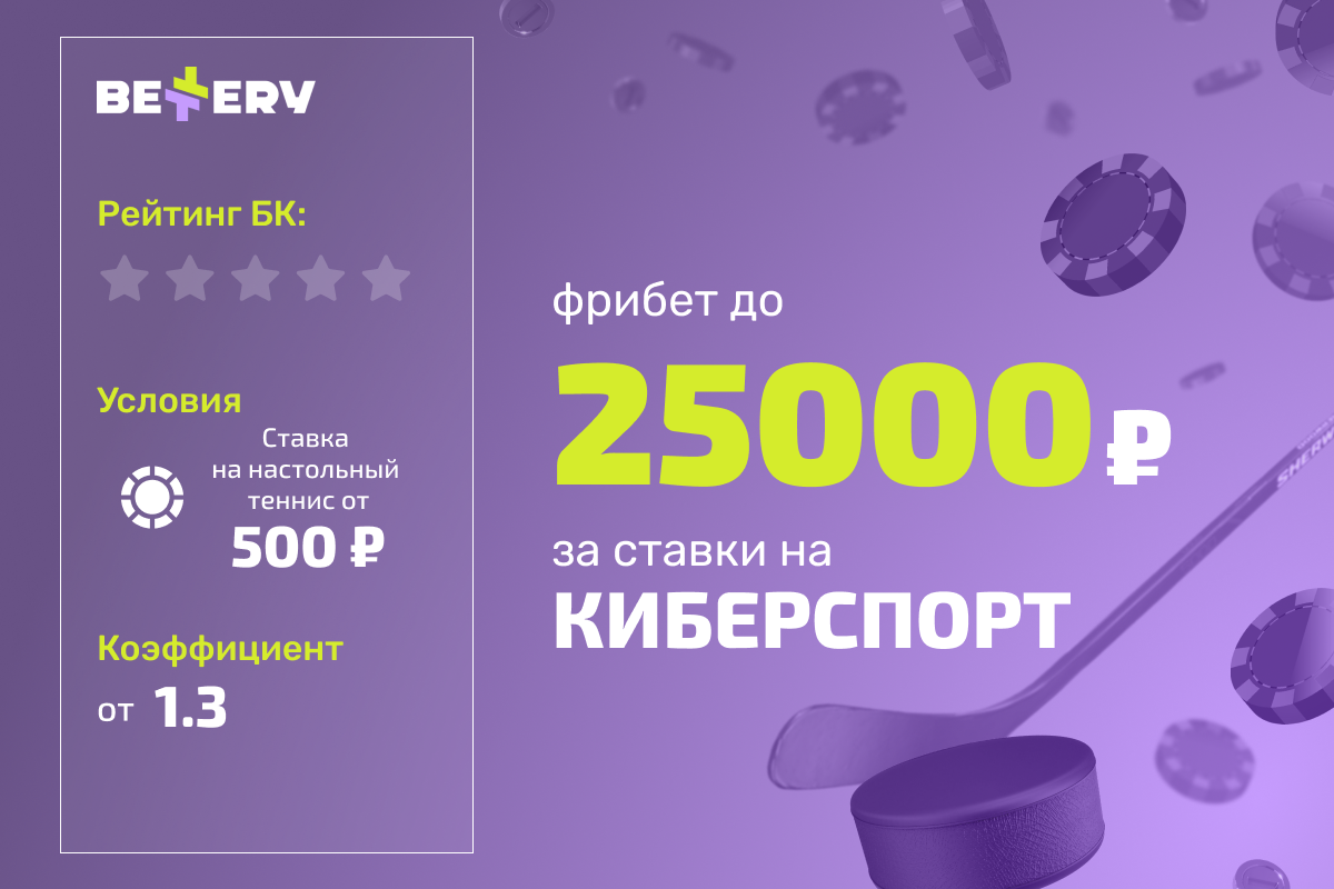 Bettery: розыгрыш фрибетов за ставки на киберспорт