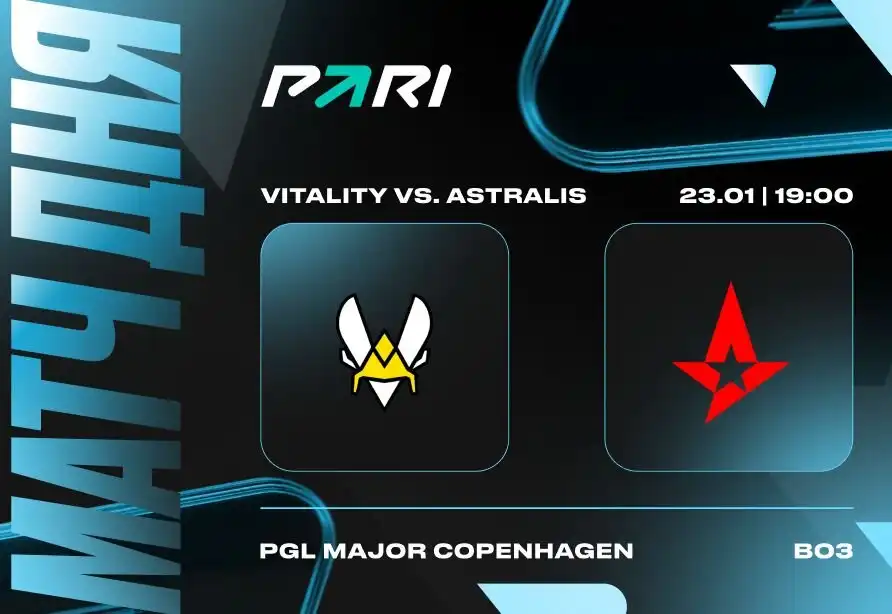 PARI: Vitality расправится с Astralis в матче BLAST Premier: Spring Groups 2024