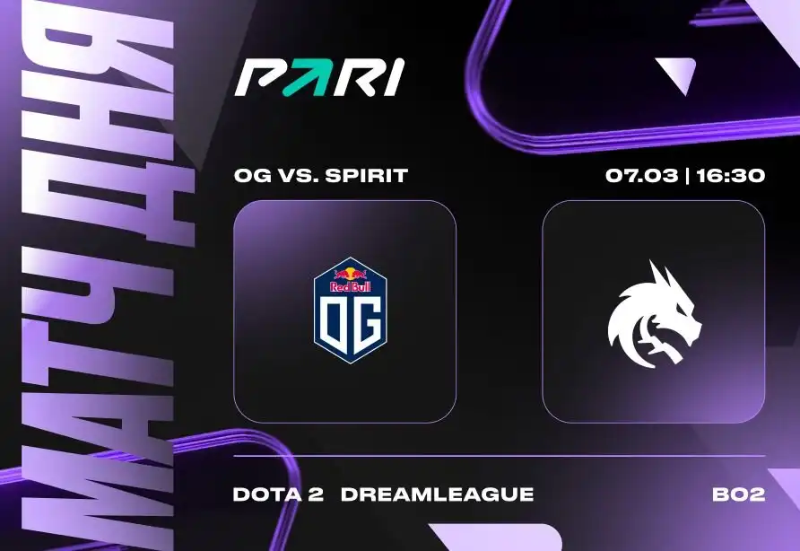 PARI: Spirit обыграет OG и выйдет в плей-офф DreamLeague Season 22 по Dota 2