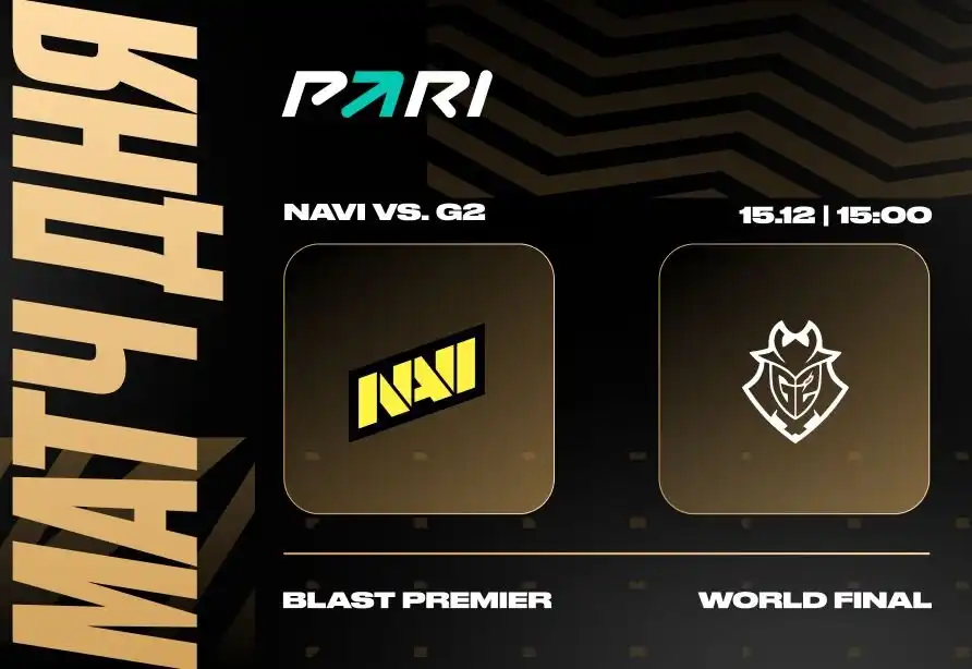 PARI: G2 выбьет NAVI из BLAST Premier: World Final 2023 по CS2