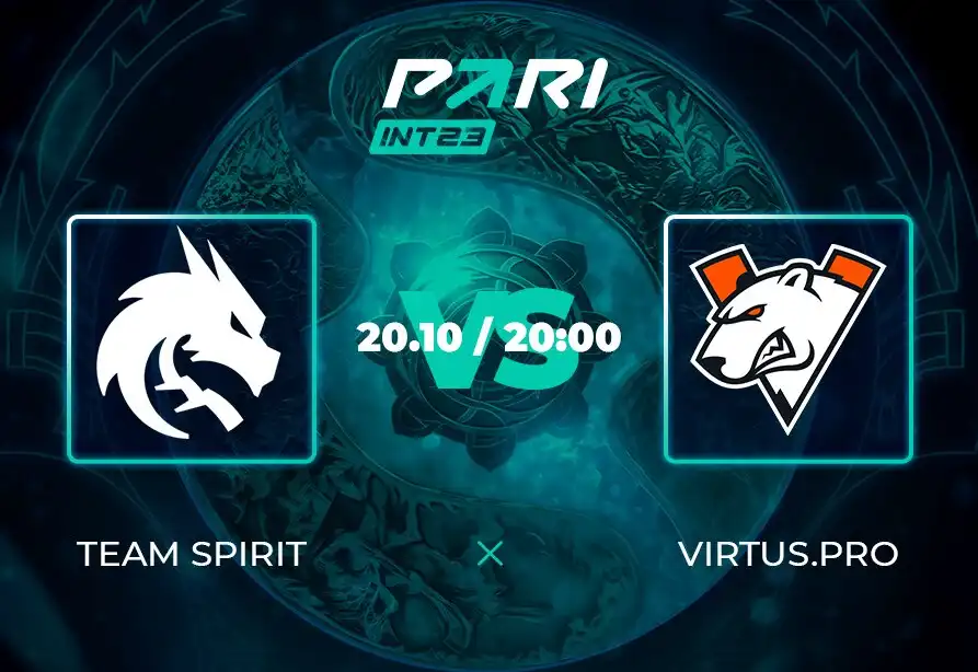 PARI: Team Spirit обыграет Virtus.pro в четвертьфинале The International 2023