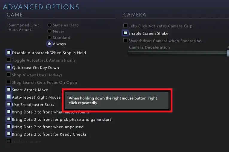 Как сделать автоклик в Dota 2