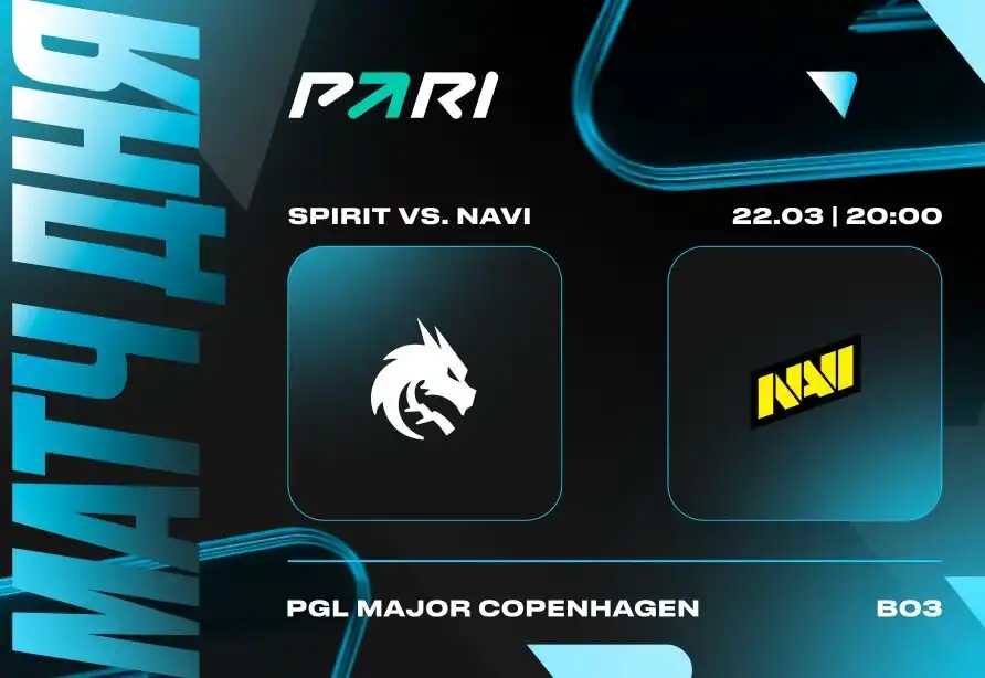 PARI: Team Spirit победит NAVI и выйдет в плей-офф PGL Major Copenhagen 2024 по CS2