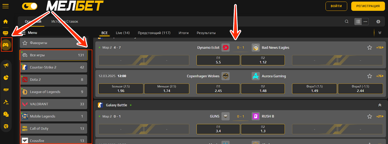 Букмекеры для ставок на киберспорт