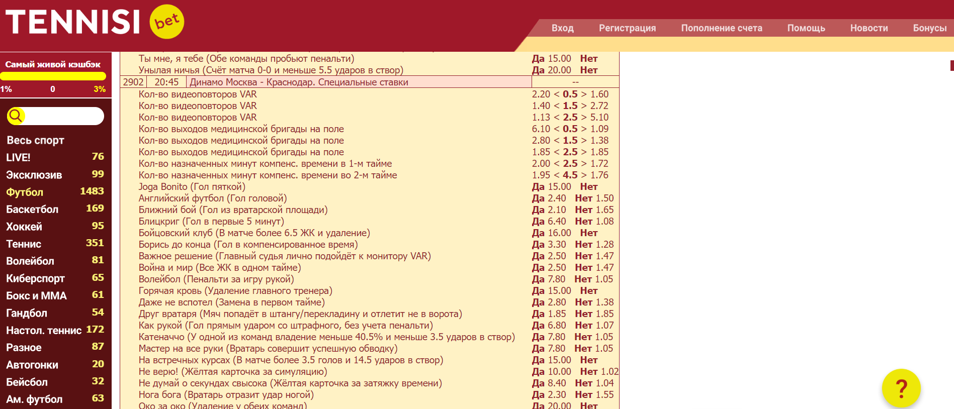 Как делать ставки в БК Тенниси