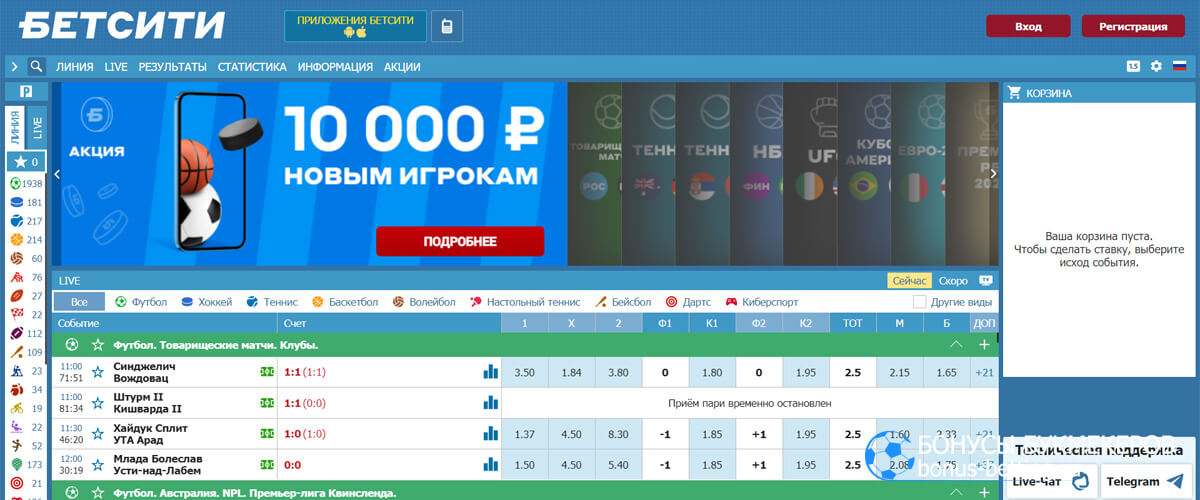 Коэффициенты Бетсити