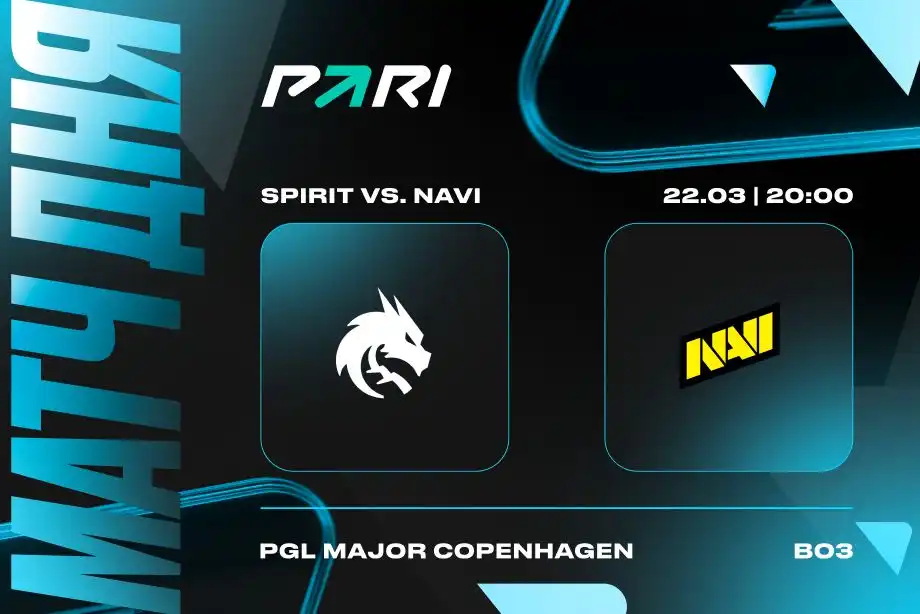 PARI: Team Spirit победит NAVI и выйдет в плей-офф PGL Major Copenhagen 2024 по CS2