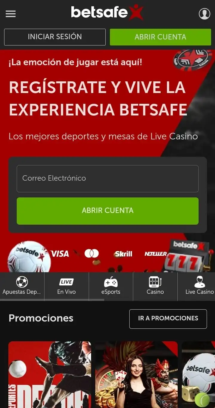 Betsafe регистрация