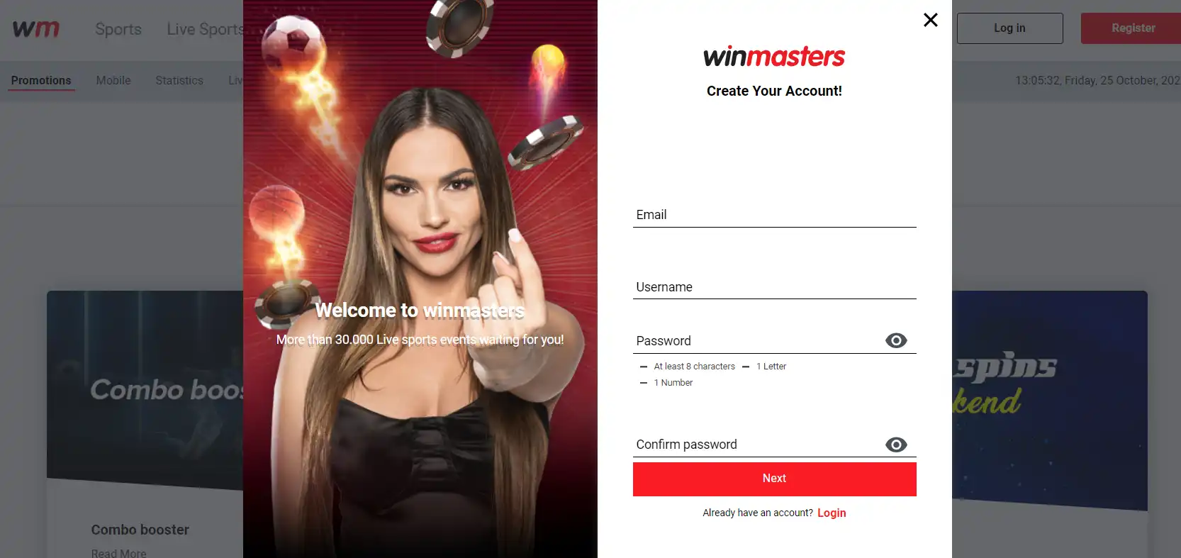 Winmasters регистрация